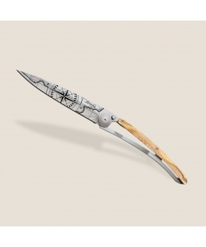 Kapesní nůž Deejo 1CB054 Tattoo 37g olive wood Terra Incognita Kapesní nůž Deejo 1CB054 Tattoo 37g olive wood Terra Incognita