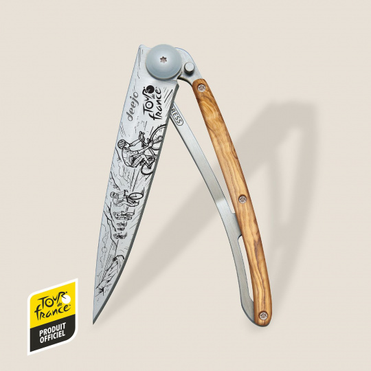 Deejo 1CBTDF001 Tattoo 37g, olive wood,Tour de France Bunch