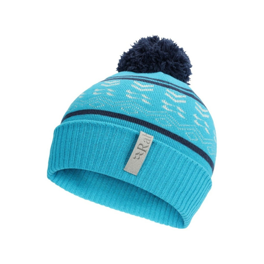 Rab Khroma Bobble Beanie aquamarine/deep ink/AQD čepice