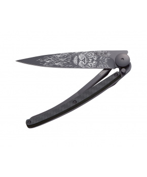 Kapesní nůž Deejo 1GC106 Tattoo Black 37g carbon Lion Kapesní nůž Deejo 1GC106 Tattoo Black 37g carbon Lion