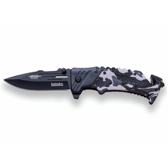 Joker záchranářský nůž SAO Fibre Handle Grey Camo 85 mm