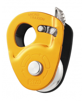 Petzl MICRO TRAXION kladka s blokantem Petzl MICRO TRAXION kladka s blokantem