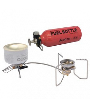 Vařič Soto StormBreaker+700ml Red Fuel Bottle