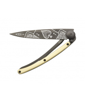 Kapesní nůž Deejo 1GM021 GOLD Tattoo Black 37g 23kt yellow gold Good Luck Kapesní nůž Deejo 1GM021 GOLD Tattoo Black 37g 23kt yellow gold Good Luck