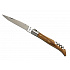 Kapesní nůž s vývrtkou Baladeo DUB1042 Tradition, čepel 9,6cm, ocel 420, rukojeť zebrawood, pouzdro