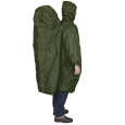 TravelSafe pláštěnka s kapsou na batoh Poncho olivová S/M