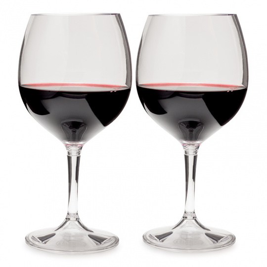 Plastové skládací sklenky na víno GSI Outdoors Nesting Red Wine Glass Set