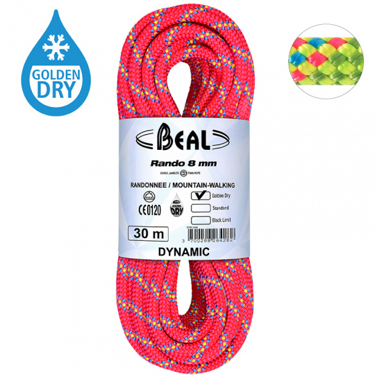 Beal Rando 8 mm Golden Dry