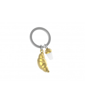 MTM Klíčenka Croissant  a šálek Kávy