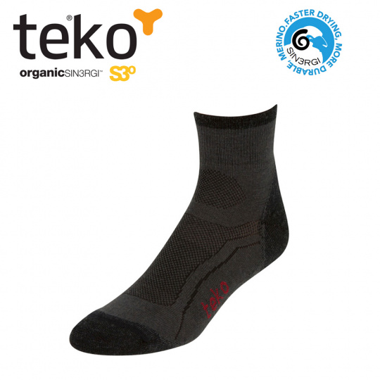 Teko 3003s S3O Midweight Minicrew unisex moonshadow/charcoal