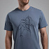 Montane Pánské tričko Montane Abstract T-Shirt barva Stone Blue velikost M