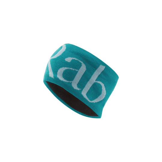Rab Rab Knitted logo Headband aquamarine/AQ U čepice