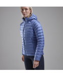 Montane FEM ANTI-FREEZE HOODIE-CORNFLOWER-UK10/S dámská bunda modrá