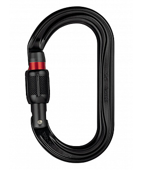 Petzl Karabina Petzl OK Screw-Lock barva Černá Petzl Karabina Petzl OK Screw-Lock barva Černá