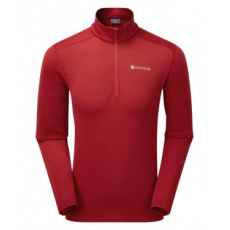 Montane PROTIUM LITE PULL-ON-ACER RED-L pánská mikina tmavě červená Montane PROTIUM LITE PULL-ON-ACER RED-L pánská mikina tmavě červená