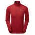 Montane PROTIUM LITE PULL-ON-ACER RED-L pánská mikina tmavě červená