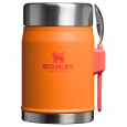 STANLEY Termoska jídelní se lžící/vidličkou The Legendary Classic Food Jar 400 ml/14oz Goldenrod Coral