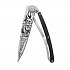 Kapesní nůž Deejo 1CB018 Tattoo 37g ebony wood Biker