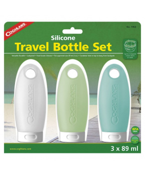 Coghlan´s sada lahviček Silicone Travel Bottles 3Pack