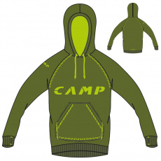 Mikina s Kapucí Camp Hoodie Green/Lime