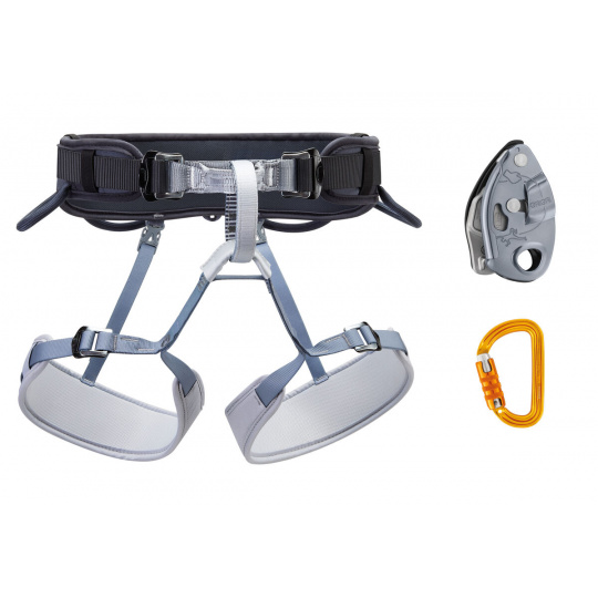 Petzl KIT CORAX GRIGRI Sm´D 2 sada s úvazkem Corax a karabinou Sm´D