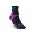 Bridgedale Trail Run UL T2 MS 3/4 Crew Women's charcoal/purple/260