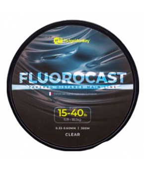 FluoroCast Tapered Distance Mainline 15-40lb 0.33-0.60mm 300m Clear FluoroCast Tapered Distance Mainline 15-40lb 0.33-0.60mm 300m Clear