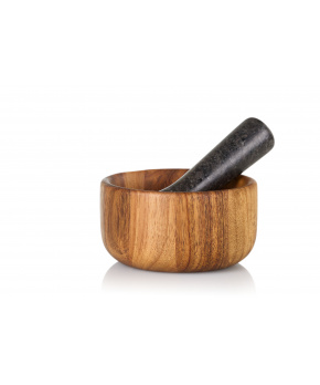 AdHoc Hmoždíř Taru, dřevo akácie/žula 13 cm