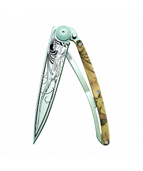 Kapesní nůž Deejo 1CM023 Tattoo 37g brown camo Pheasant