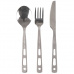 Nerezový Příborovyý Set Lifeventure Knife Fork Spoon Set - Basic