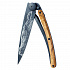 Kapesní nůž Deejo 1GB140 Tattoo Black 37g  olive wood Warmblood