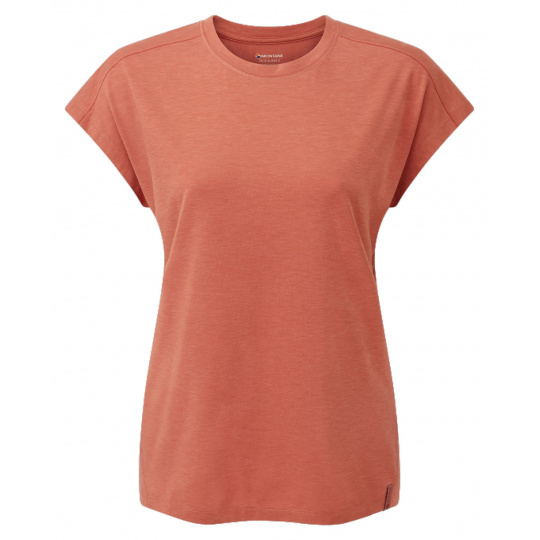 Montane FEM MIRA T-SHIRT-TERRACOTTA-UK10/S dámské tričko červené