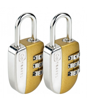 Go Travel sada zámků Secure Lock gold Go Travel sada zámků Secure Lock gold