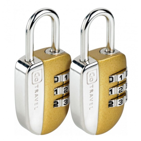 Go Travel sada zámků Secure Lock gold