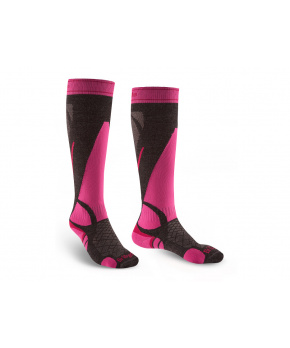 Bridgedale Ski Lightweight Women's graphite/pink/388 Bridgedale Ski Lightweight Women's graphite/pink/388