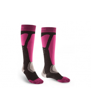 Bridgedale Ski Easy On Women's graphite/pink/388 Bridgedale Ski Easy On Women's graphite/pink/388