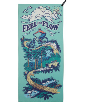 PackTowl PACKTOWL PERSONAL BODY Flow ručník 64x137cm potisk cyklista PackTowl PACKTOWL PERSONAL BODY Flow ručník 64x137cm potisk cyklista