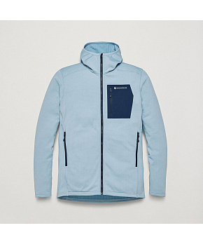 Montane PROTIUM CP HOODIE-FROST BLUE-M pánská mikina modrošedá
