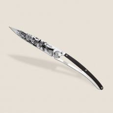 Deejo 1AB103 Tattoo Mirror 37g, ebony wood, Dandy Skull Deejo 1AB103 Tattoo Mirror 37g, ebony wood, Dandy Skull