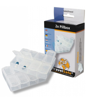 TravelSafe sada dávkovačů na léky Pillbox TravelSafe sada dávkovačů na léky Pillbox