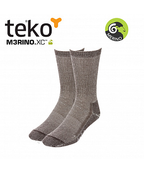 Teko 9904 MERINO.XC Midweight Hiking brown turistické ponožky Teko 9904 MERINO.XC Midweight Hiking brown turistické ponožky