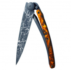 Deejo 1GM030 Tattoo black 37g,orange camo,Huntig Scene