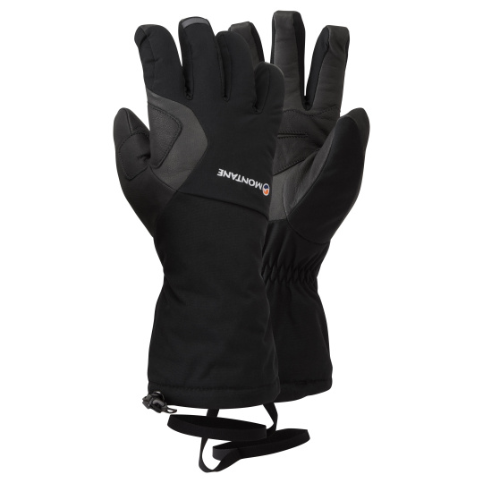 Montane FEM SUPERCELL GLOVE-BLACK-M dámské rukavice černé