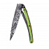Kapesní nůž Deejo 1GB161 Tattoo Black 37g green beech Jungle