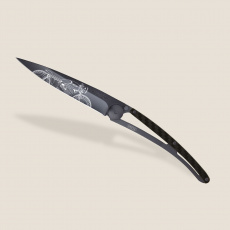 Deejo 1GC107 Tattoo Black 37g,carbon fiber,Café Racer