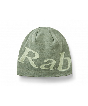Rab Logo Beanie dark fig green/fig green/DFF čepice Rab Logo Beanie dark fig green/fig green/DFF čepice
