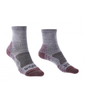 Bridgedale Hike LW MP 3/4 Crew Women's heather/damson/814 Bridgedale Hike LW MP 3/4 Crew Women's heather/damson/814