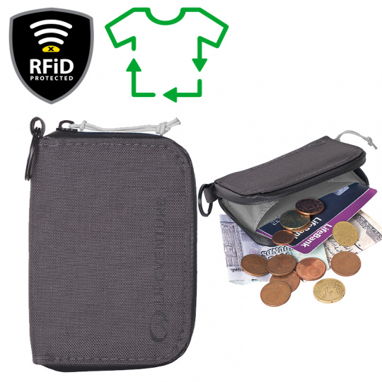 Peněženka Lifeventure RFiD Coin Wallet Recycled