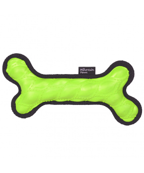 Mountain paws Rubber Bone Dog Toy Green