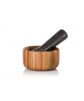 AdHoc Hmoždíř Taru, dřevo akácie/žula 11 cm